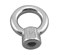 A4-70 Polished Lifting Eye Nuts