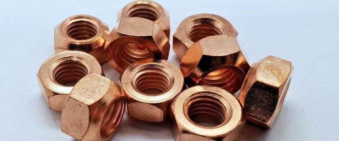 Cupro Nickel 90/10 Hex Nuts
